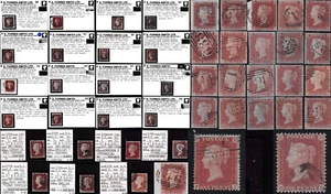 GB PENNY REDS VERY FINE EXAMPLES ex Donald Forbes Smith + Variety PRICED SINGLY - Picture 1 of 70