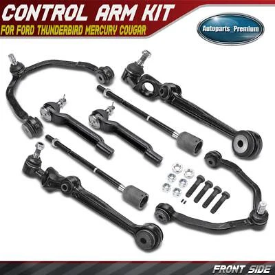 8x Control Arm w/ Ball Joint & Tie Rod End for Ford Thunderbird Mercury Cougar - Image 1 of 4