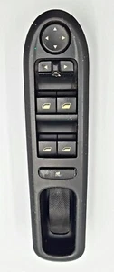 PEUGEOT 407 96468704XT 2004-2009 DRIVER FRONT WINDOW DOOR MIRROR SWITCH - Picture 1 of 5