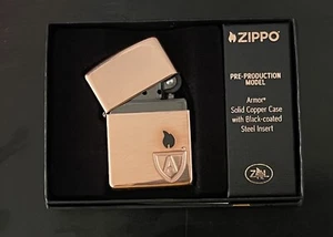Zippo Lighter Amor High Polish Copper Limited Edition Design - Picture 1 of 4