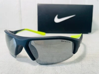 NIKE DV2148-011 SKYLON ACE 22 Black & Yellow Frame w Silver Lens Sport Suns $149 - Image 1 of 4