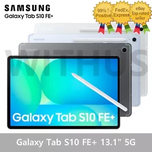 SAMSUNG Galaxy Tab S10 FE+ Plus 5G 13.1" SM-X626 128GB/256GB Unlocked Tablet - Picture 1 of 24