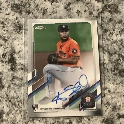 2021 Topps Chrome - Rookie Autographs #RA-AS Andre Scrubb (AU, RC) - Image 1 of 2