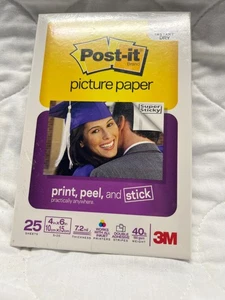 Post-it High Gloss Instant Dry Picture Paper- 4x6- 25 Sheets – Sealed - Picture 1 of 1