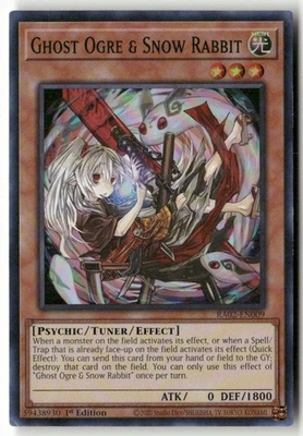 #RA02-EN009 - Ghost Ogre & Snow Rabbit (Alternate Art) - WB1SR - Image 1 of 2