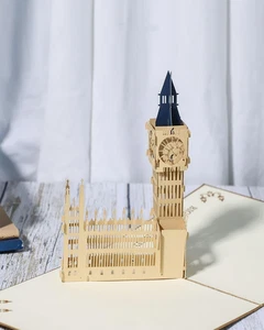 Tarjeta de felicitación emergente 3D tarjetas de agradecimiento con sobres tarjetas en blanco para cumpleaños... - Imagen 1 de 1