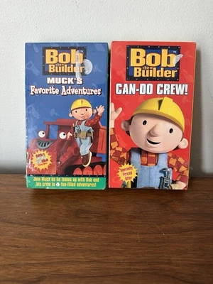 Bob the Builder Muck's Favorite Adventures & Can-Do Crew VHS 2003 Sealed - Image 1 of 2