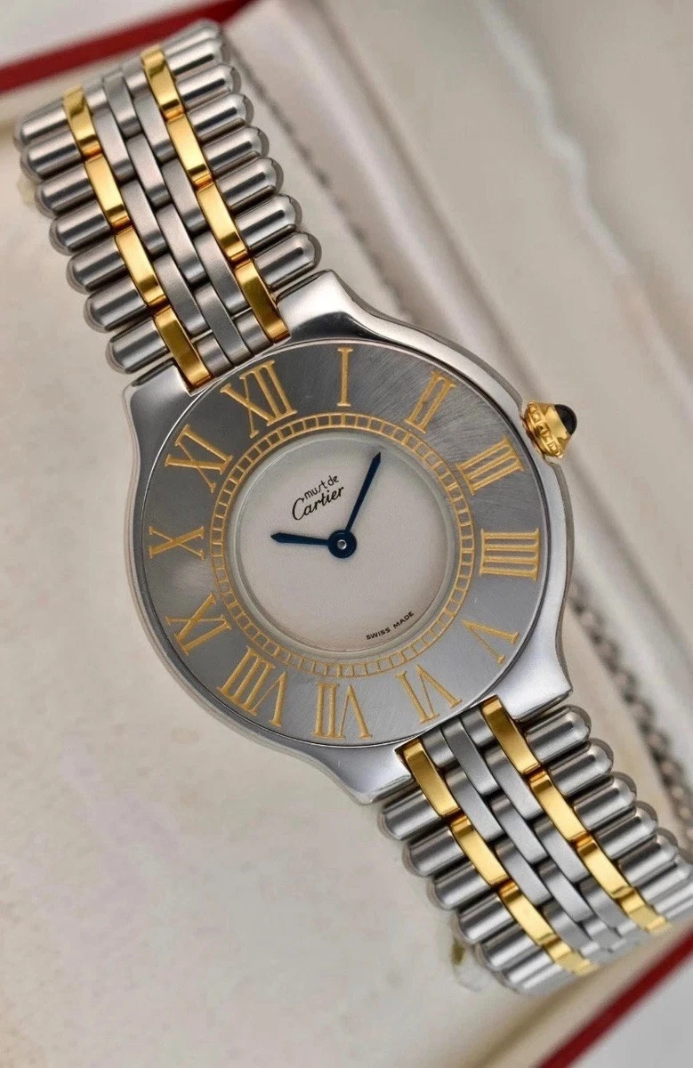 Must de Cartier 21 Stainless Steel Band Wristwatches for sale | eBay
