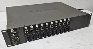 Sistema de chasis convertidor de fibra de 16 bahías TRENDnet TFC-1600 - 10 chasis - Imagen 1 de 7