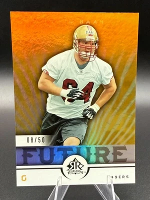 David Baas 2005 Upper Deck Reflections Future GOLD #'d /50 Card #143 - Rookie RC - Image 1 of 4