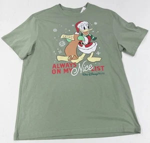 2025 Walt Disney World Parks Donald Duck Always on my nice list Christmas Shirt - Picture 1 of 1