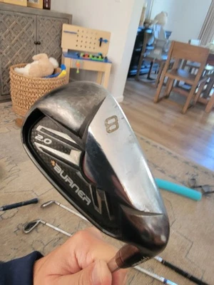 Used RH TaylorMade Burner 2.0 Single 8 Iron Burner 2.0 85g Regular Flex Steel - Image 1 of 4