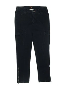 Worn Girls Blue Cargo Pants 10 - Picture 1 of 2