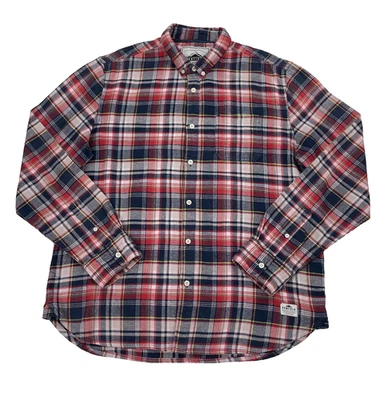 Penfield Shirt Mens XL Red Plaid Check Long Sleeve Flannel Button Down - Image 1 of 4