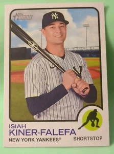 Topps Heritage High Number 2022 - Isiah Kiner - Falefa #579 - Yankees de Nueva York - Imagen 1 de 2
