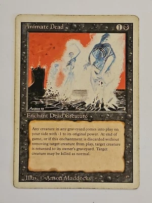 Animate Dead Revised Edition Magic the Gathering Uncommon - Image 1 of 2