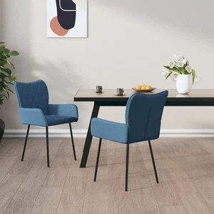 Sillas de Comedor Sillones Butacas Asientos para Cocina Salón 2 uds Tela vidaXL - Imagen 1 de 50