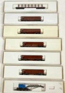 Märklin mini-club 7 vagones de mercancías (5x 8650 + otros) muy bien conservados en embalaje original - Imagen 1 de 1