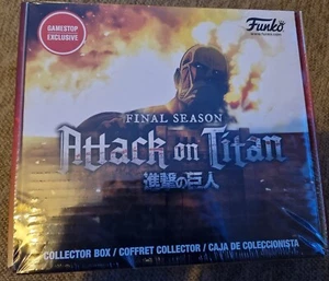 Attack on Titan Final Season Collector's Box GameStop Exclusive Sealed BOX - Foto 1 di 4