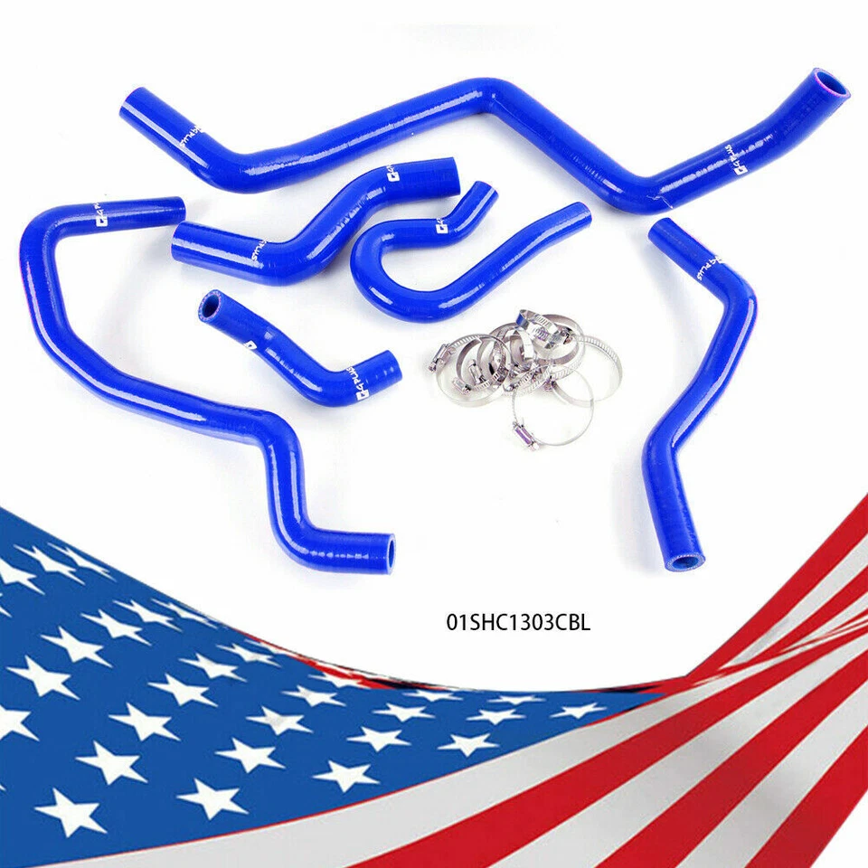 Kit de mangueira de radiador de silicone compatível com Honda Civic 1.6L SOHC D15 D16 EG EK 1992-2000 - Imagem 1 de 4