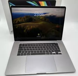 Apple MacBook Pro 16 Zoll Retina i7 2,6GHz 16GB RAM 512GB Pro 5300 Silber - Bild 1 von 11