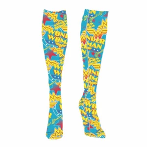 Wonder Woman Sublimated Women's Knee High Socks NWT - Picture 1 of 1