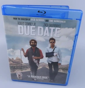 Due Date (Blu-Ray, 2010) Robert Downey Jr Zach Galifianakis - Picture 1 of 3