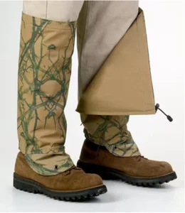 Turtleskin SnakeArmor Reversible Snake Gaiters - Camo/Khaki with Storage Bag - Picture 1 of 19