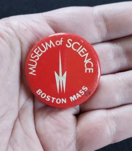 Rare Vintage MUSEUM of SCIENCE BOSTON MASS MASSACHUSETTS Pin Pinback Badge - Picture 1 of 8