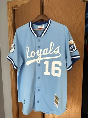BO JACKSON Kansas City Royals Mitchell & Ness Jersey Cooperstown Collection - Image 1 of 3