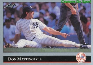 057   DON MATTINGLY    NEW YORK YANKEES  BASEBALL CARD LEAF 1992 - Picture 1 of 1