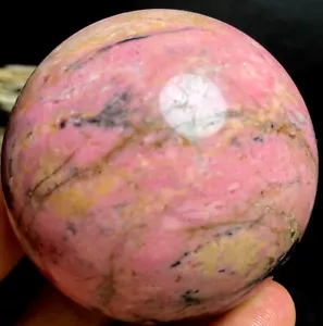 382g ¡GUAU! Rodonita Rosa Colección Reiki CRISTAL Esfera Bola Curación Z32 - Imagen 1 de 10