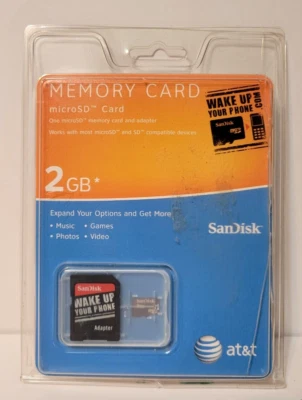 Universal SanDisk MicroSD Mobile Memory Kit USB 2GB Electronics Phone Camera  - Image 1 of 4