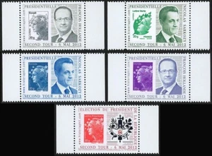 PRES12-PT1/5 : Série 5 Mariannes "2e TOUR Présidentielle 2012 / HOLLANDE - SARKO - Picture 1 of 1