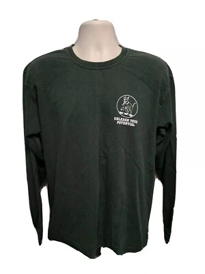 2012 Loyola University Greyhounds Unleash Your Potential Adult L Green TShirt - Image 1 of 4
