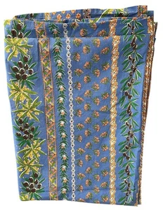 "Mantel Le Cluny Provenza Francesa Azul Amarillo 50x70"" Algodón Recubierto Rectángulo" - Imagen 1 de 8