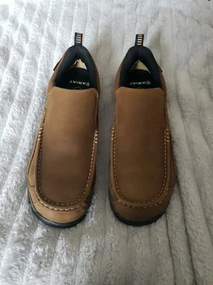 Zapato de Trabajo Ariat Para Hombre Edge LTE Puntera Compuesta Sin Cordones EE. UU. 10 D Cuero Marrón Foto 1 de 4