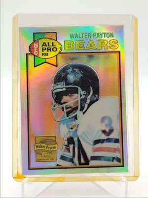 WALTER PAYTON 2001 TOPPS CHROME REPRINT NFC ALL PRO REFACTOR Q3713 - Image 1 of 2