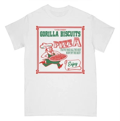 Camisa Rara Oficial GORILLA BISCUITS Caja Pizza Talla M NYHC Hardcore Punk Foto 1 de 4