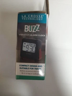 Reloj despertador digital alimentado por batería 617-147 La Crosse Technology BUZZ Foto 1 de 4