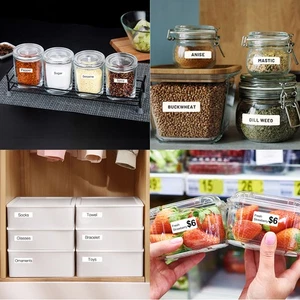 ╘ White Thermal Label Paper Continuous Label Tape Self-adhesive Paper Roll St - Picture 1 of 10