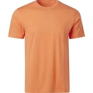 BCG Men's Melange Short Sleeve Jersey Crew Neck T-Shirt in Tangerine Tango 2XL - Picture 1 of 4