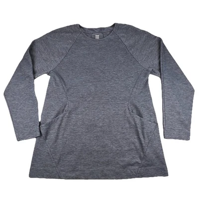 Túnica Title Nine She Leads Ponte Tejido Top Mujer Talla XL Azul Pullover Activo Foto 1 de 4