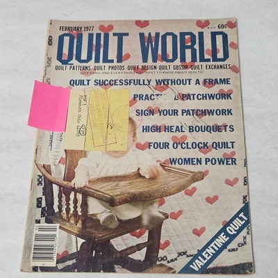 Quilt World Magazine February 1977 Practical Patchwork - Image 1 of 3