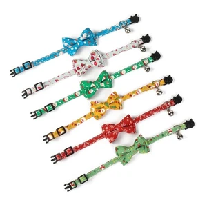 Collar de perro de Navidad pajarita accesorio para mascotas de vacaciones - Imagen 1 de 10