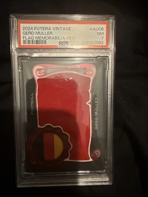Futera 2024 Vintage Gerd Muller Flag Memorabilia Relic /4 - Image 1 of 3