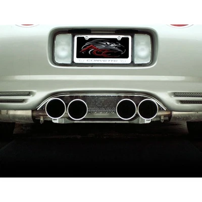 ACC Exhaust Filler Panel fits 1997-04 Corvette-Steel/Perforated/fits OEM Exhaust Foto 1 de 3