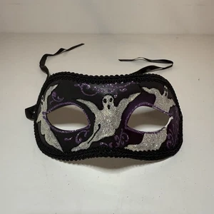 NWT Spiritus Eye Mask Men's Masquerade ball Mask Mardi Gras Venetian Ghost - Picture 1 of 4