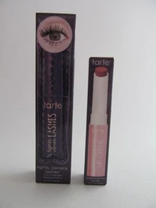 Nuevo Tarte Luces Cámara Pestañas y Maracuyá Jugoso Labio Crema Malva Viaje - Imagen 1 de 1