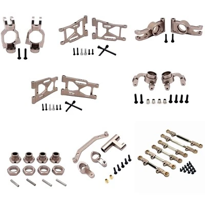 For MJX 1/7 Scale 7303 Rc Rally Car Aluminum Metal DIY Upgrade Parts Champagne - Image 1 of 4